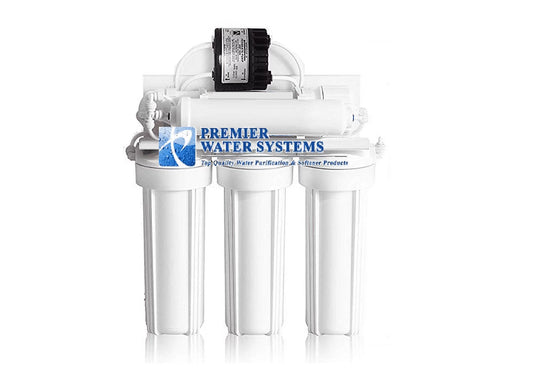 5 Stage Reverse Osmosis Drinking Water Filter System 100 GPD with Permeate Pump | Core RO System