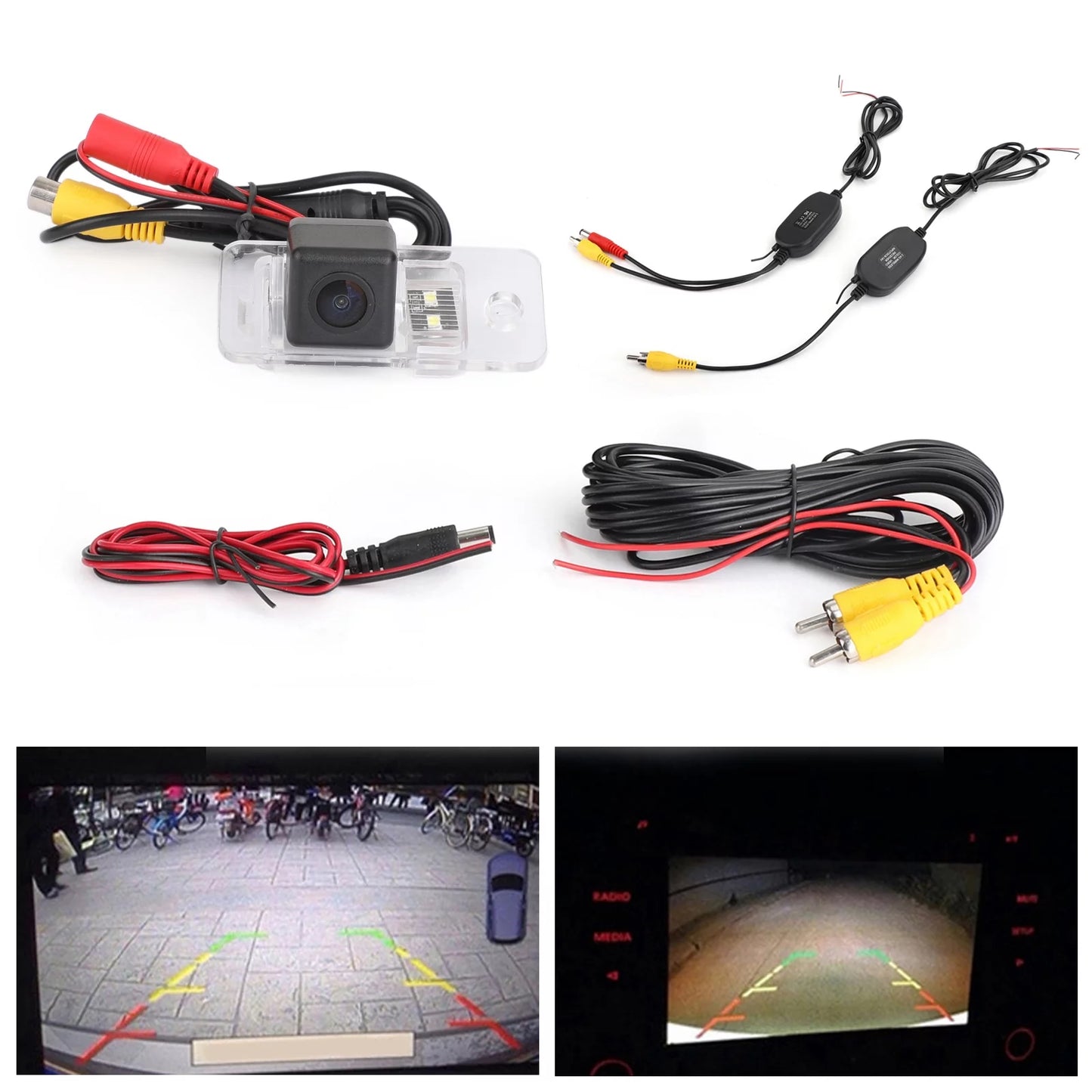 Wireless Reverse Camera Kit for Audi A8 A6 A4 A3 Q7 S5 S6 S8 RS4 RS6 A4L/Q5/A5