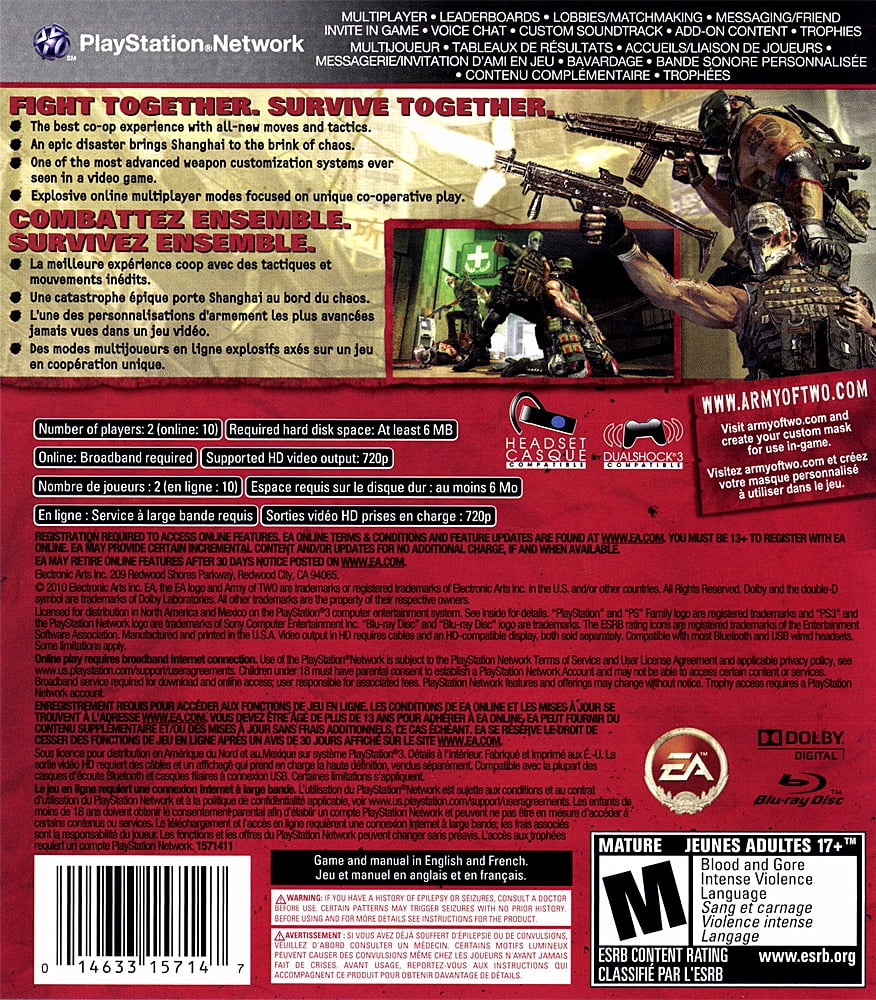 Army of Two: The 40th Day - PlayStation 3