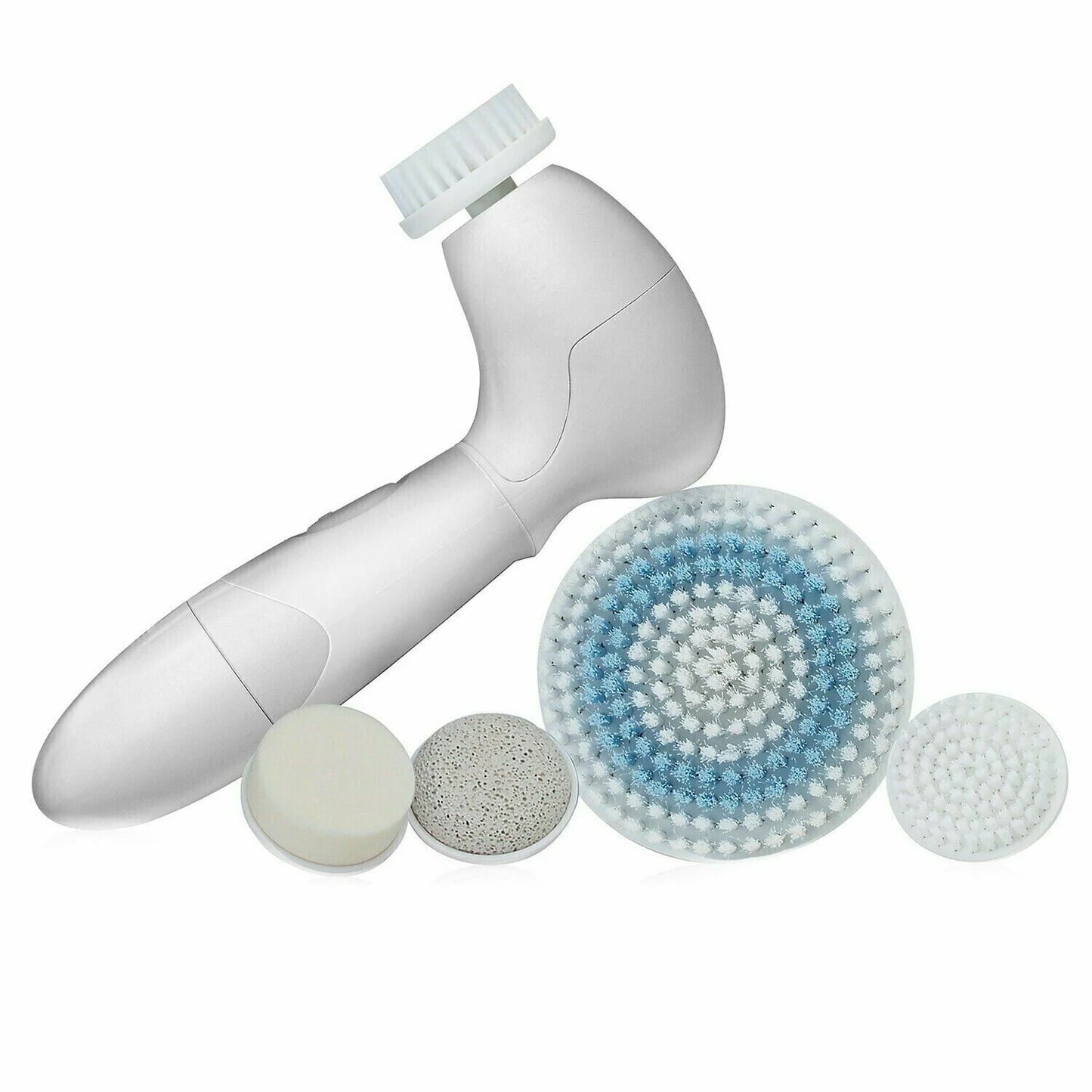 Spa Sonic Skin Care System Face & Body Polisher Professional Kit, White