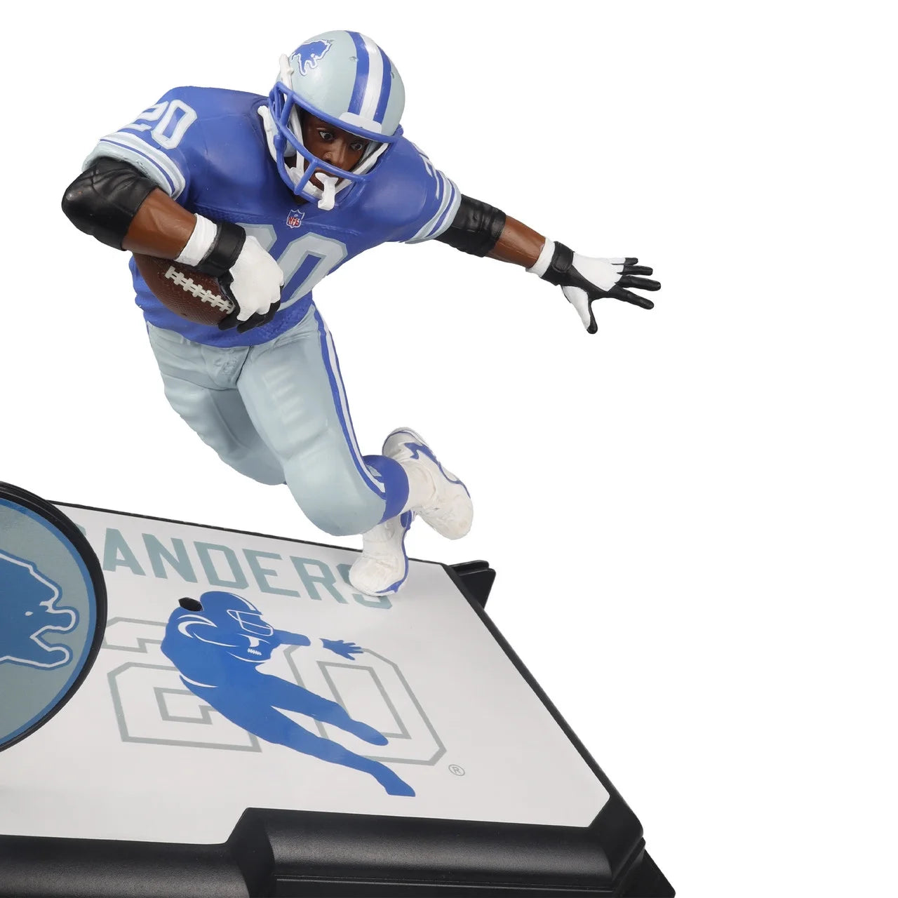 Barry Sanders (Detroit) (Blue) (Gold Label) 7" Posed Figure McFarlane