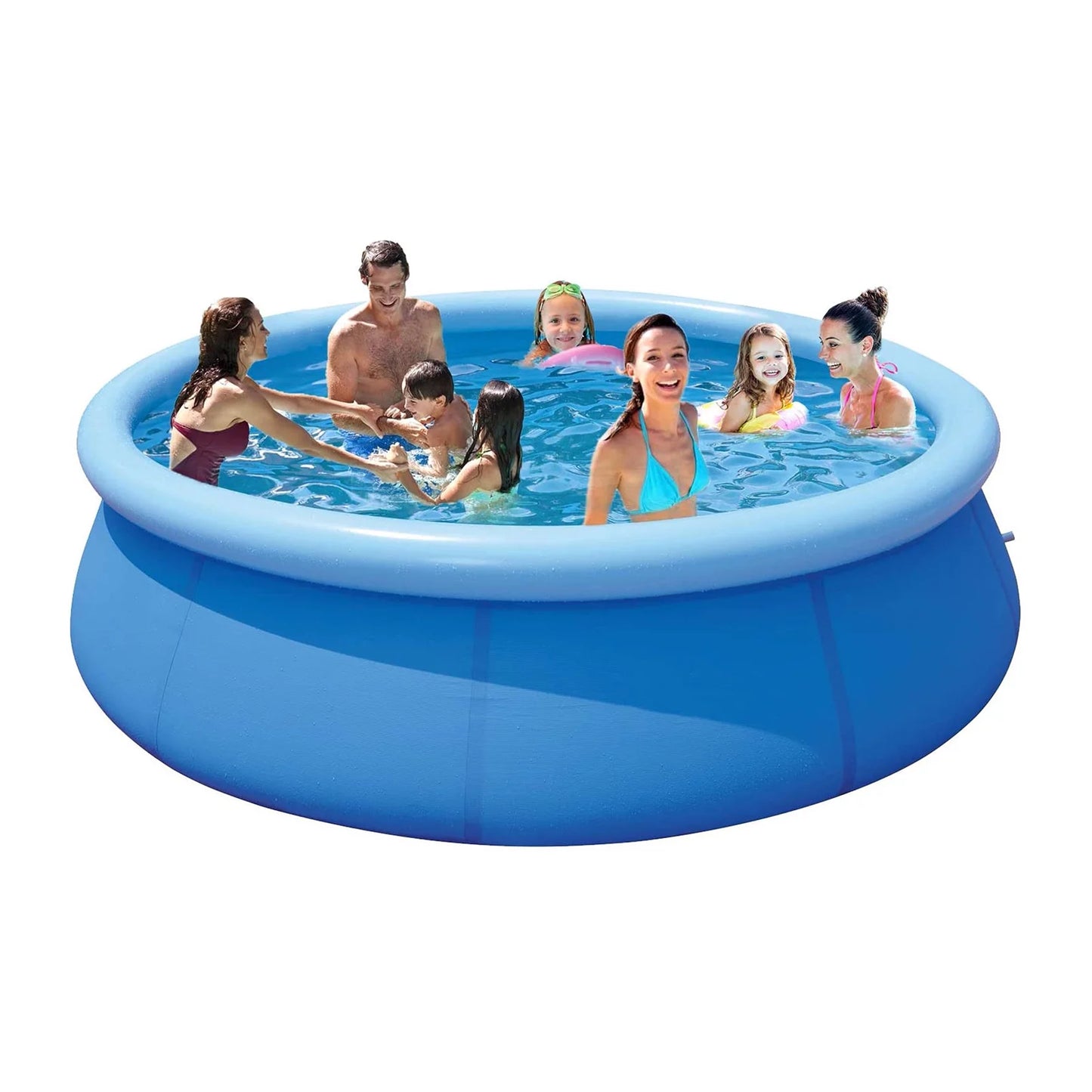 12ft X 30in Inflatable Swimming Pool Above Ground Included Pump