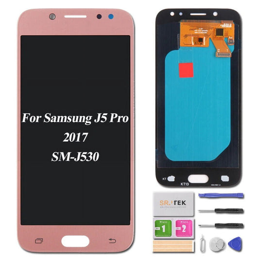 Screen Replacement For SAMSUNG Galaxy J5 Pro 2017 J530 LCD Display Touch Digitizer Assembly Repair Parts(Pink)