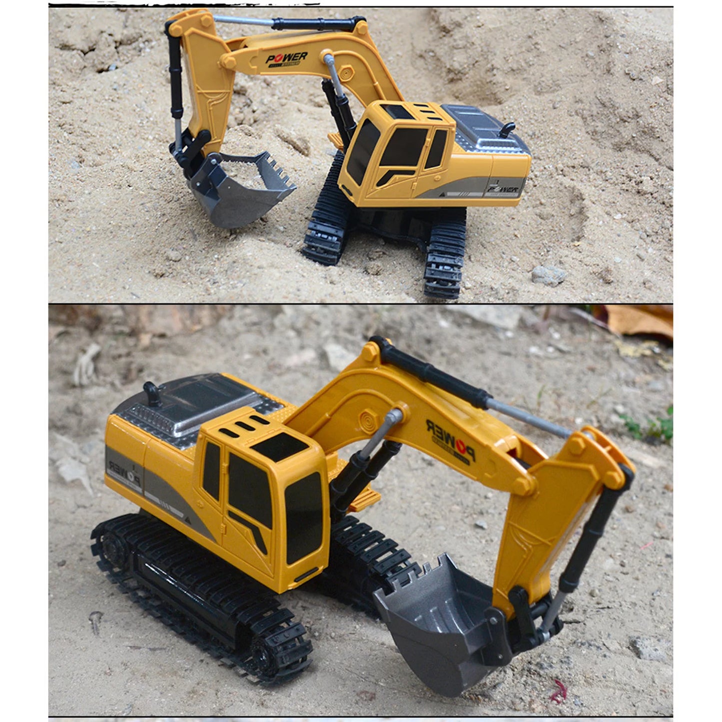 YHAIOGS RC Trucks Mini RC ExcavaTOr 1:24 Alloy Plastic Engineering Car Christmas Electri