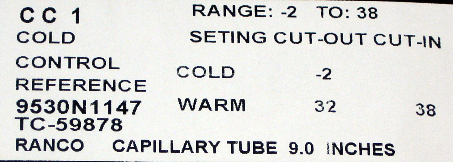 Robertshaw Universal Cold Control CC-1