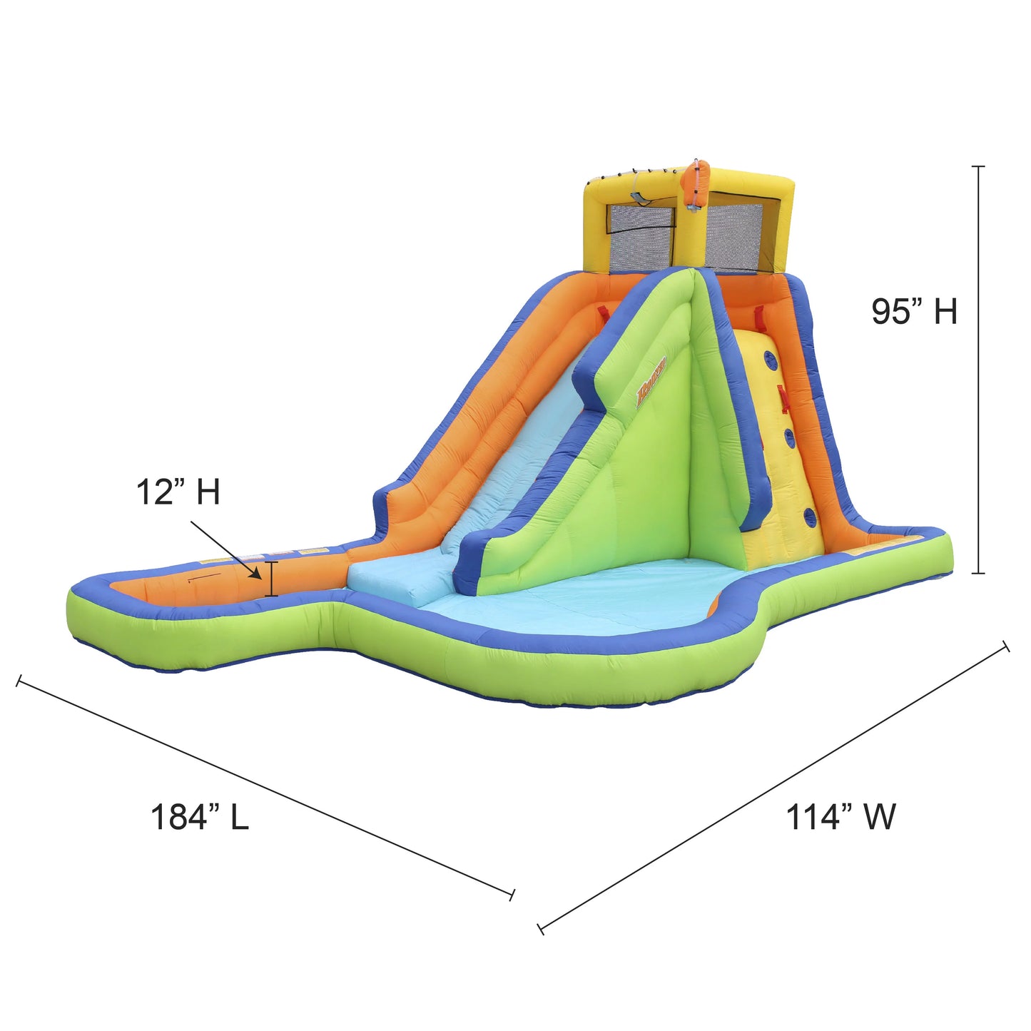 Banzai Inflatable Slide 'N Soak Splash Part Water Park