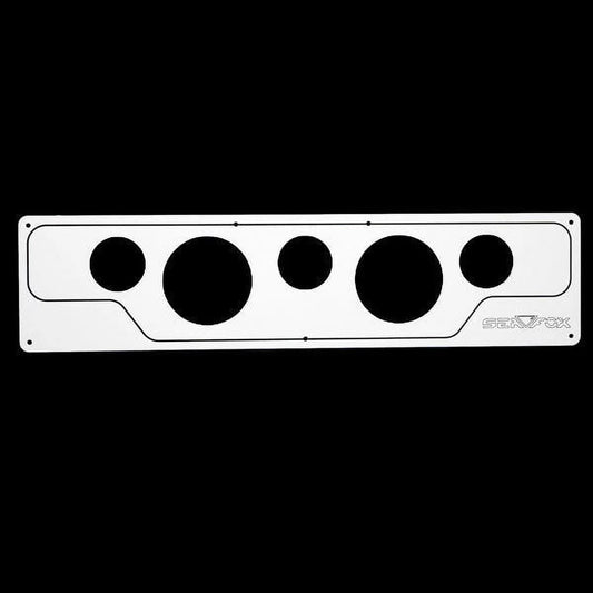 Sea Fox Boat Blank Panel | 21 1/2 x 5 1/8 Inch White Aluminum