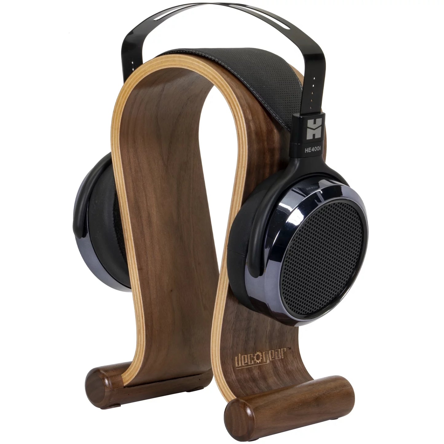 Sony WH-CH720N Wireless Noise Cancelling Headphone, Black Bundle with Wood Headphone Display Stand Secure Tabletop Holder / Gaming Headset Hanger