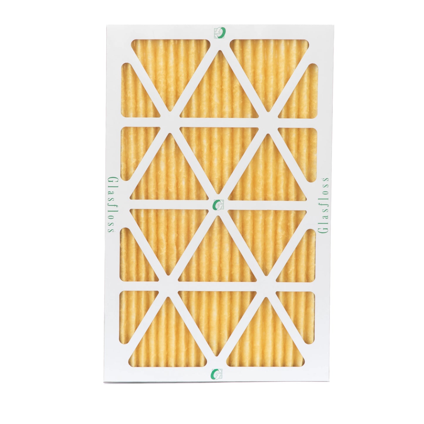 6 Pack of 12x25x1 MERV 11 Pleated Air Filters by Glasfloss. Actual Size: 11-1/2 x 24-1/2 x 7/9