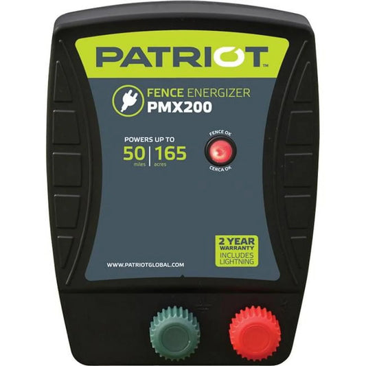 Tru-Test Patriot Pmx 200 Fence Energizer - Black - Up to 50 Mile