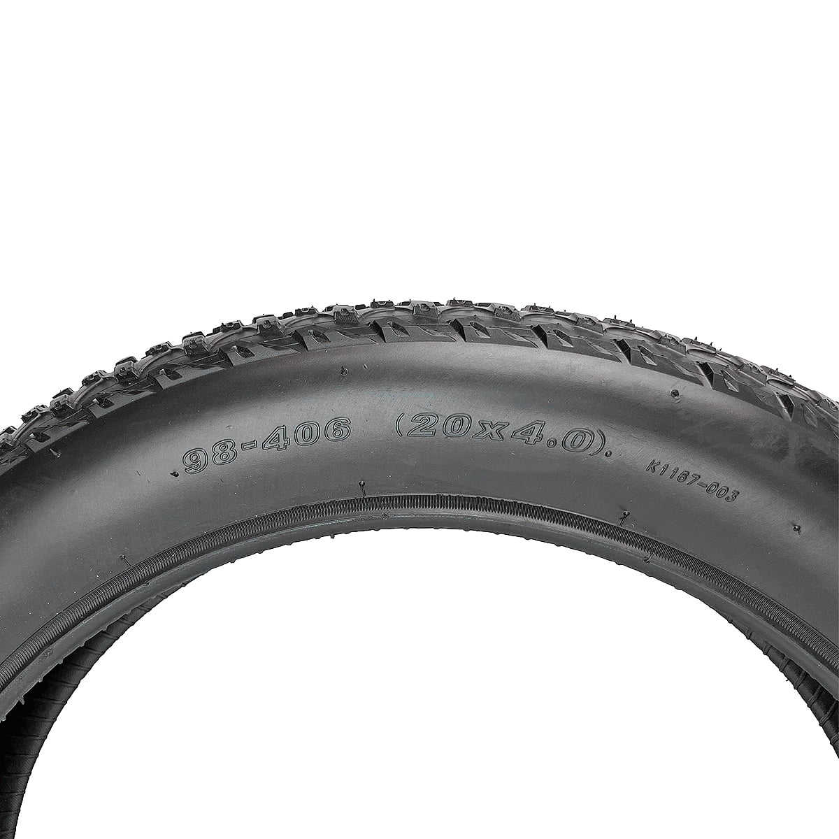 Two Kenda K1167 20x4.0 Fat Bike Clincher Tires 20x4 Bicycle Tire (98-406)