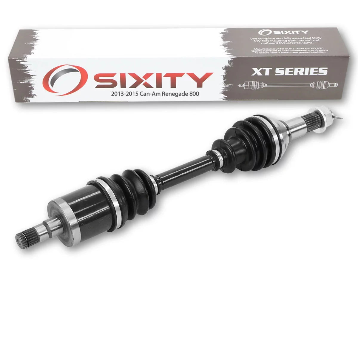 Sixity XT Front Left Axle compatible with Can-Am Renegade 800 2013-2015 - EFI STD XXC 4X4