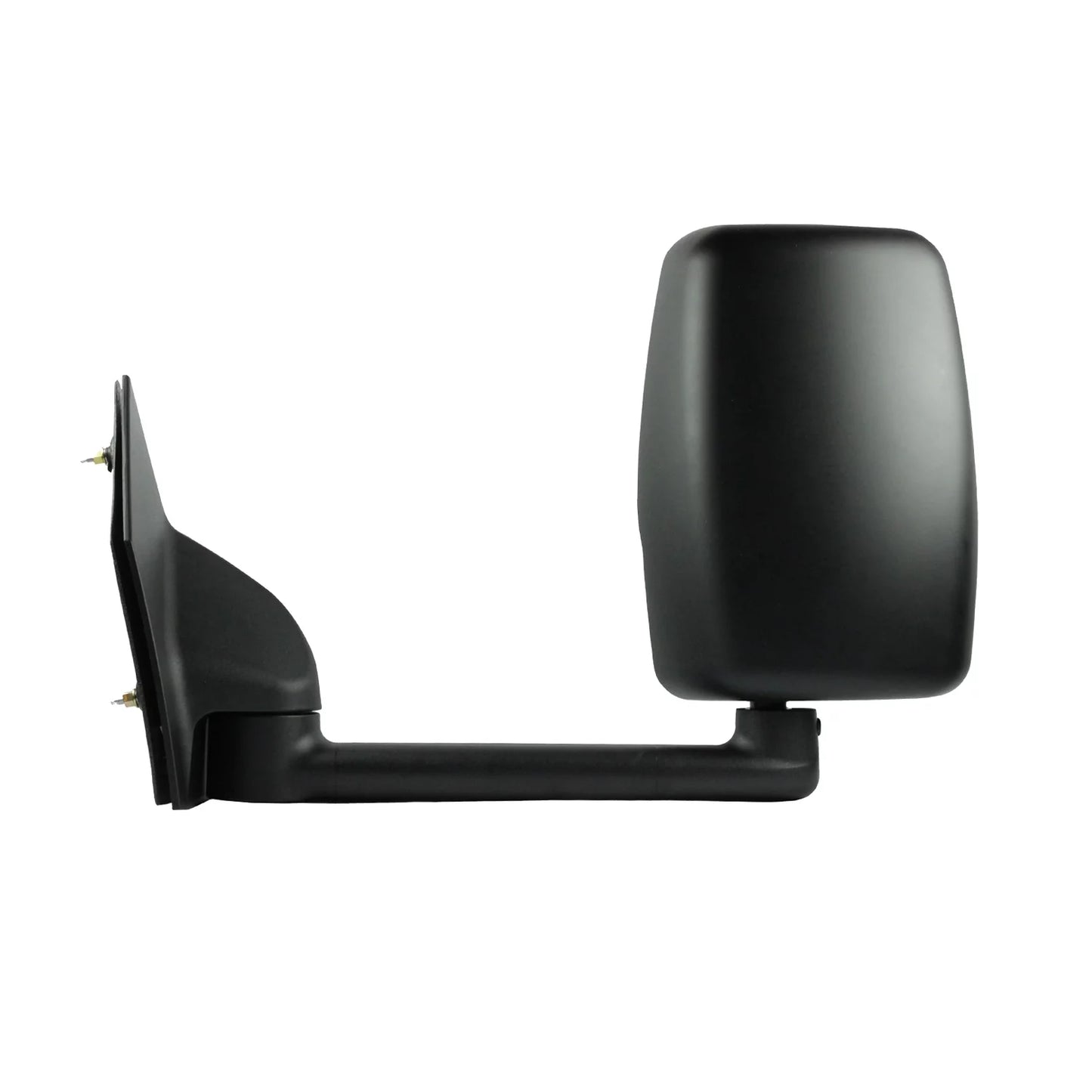 62170G - Fit System Driver Side Towing Mirror for 03-18 Chevrolet Express Van/ GMC Savana Full Size Van, textured black w/ PTM cover, dual lens, foldaway, Manual