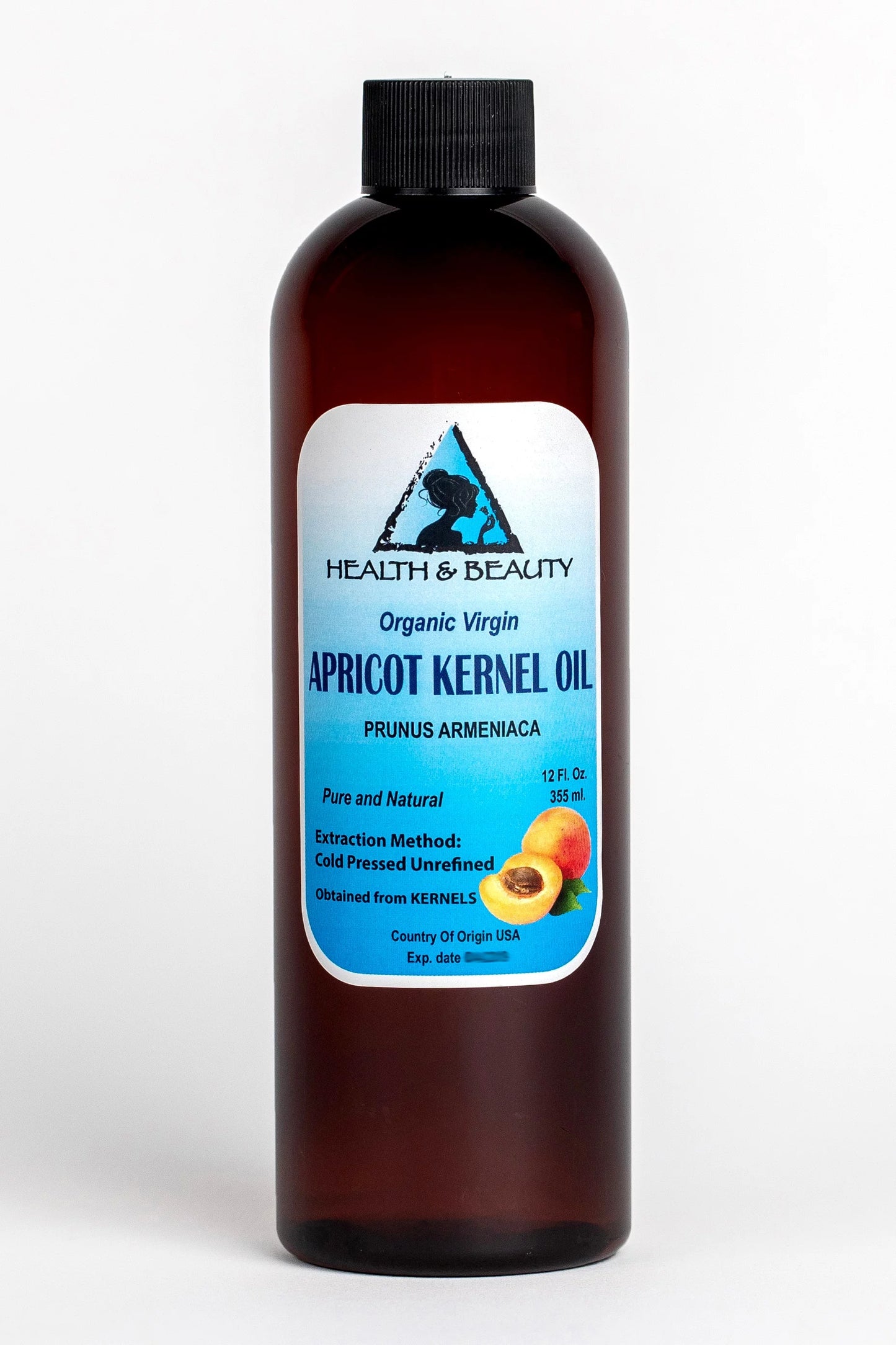 Apricot Kernel Oil Unrefined Organic Virgin Cold Pressed Raw Natural Pure 36 oz