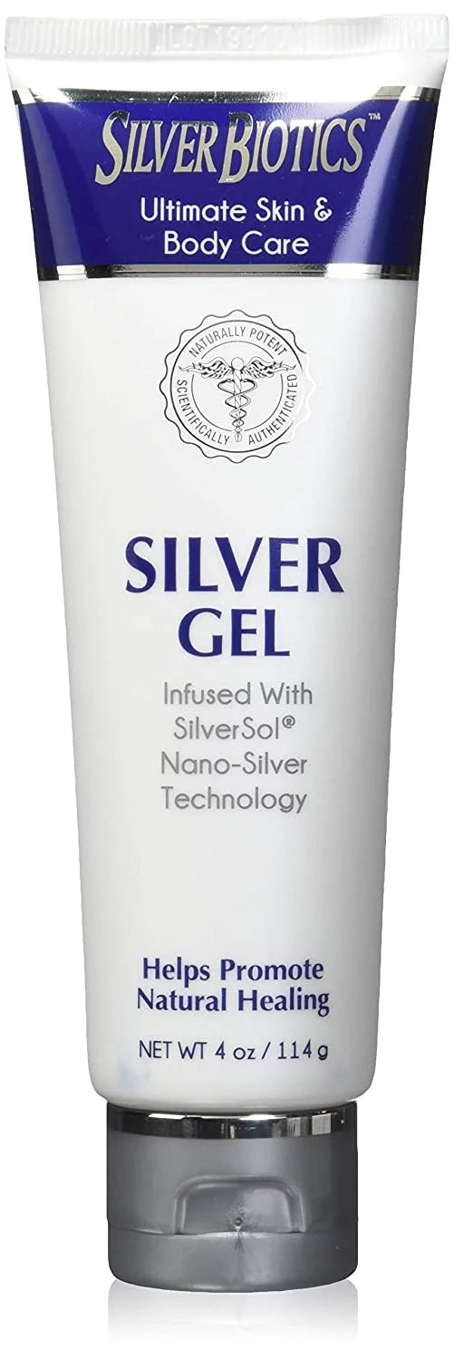 American Biotech Labs Silver Biotics Silver Gel Ultimate Skin & Body Care 4 oz