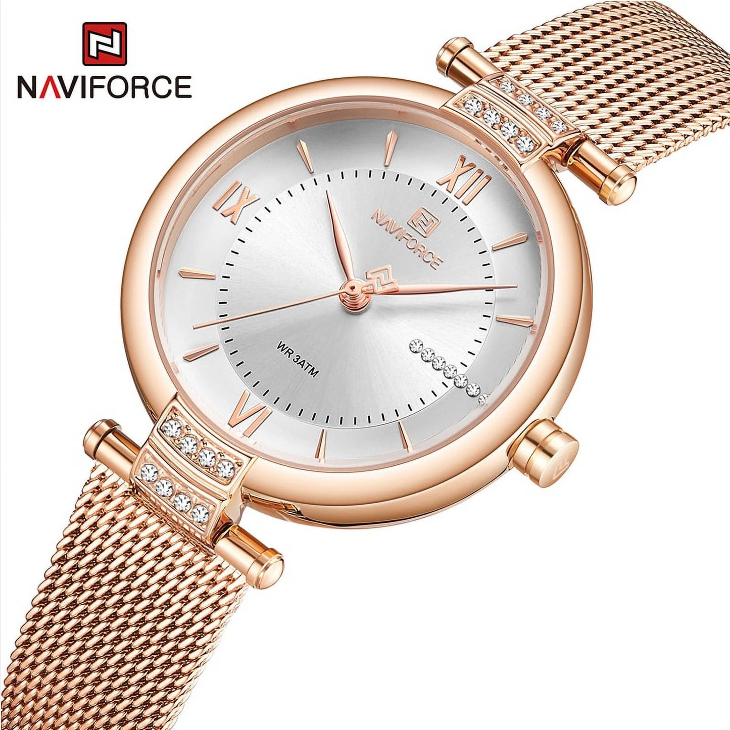 Women Watches Luxury Fashion Diamond Ladies Wristwatches Stainless Steel Mesh Strap Female Quartz Watch Girl Relogio SW