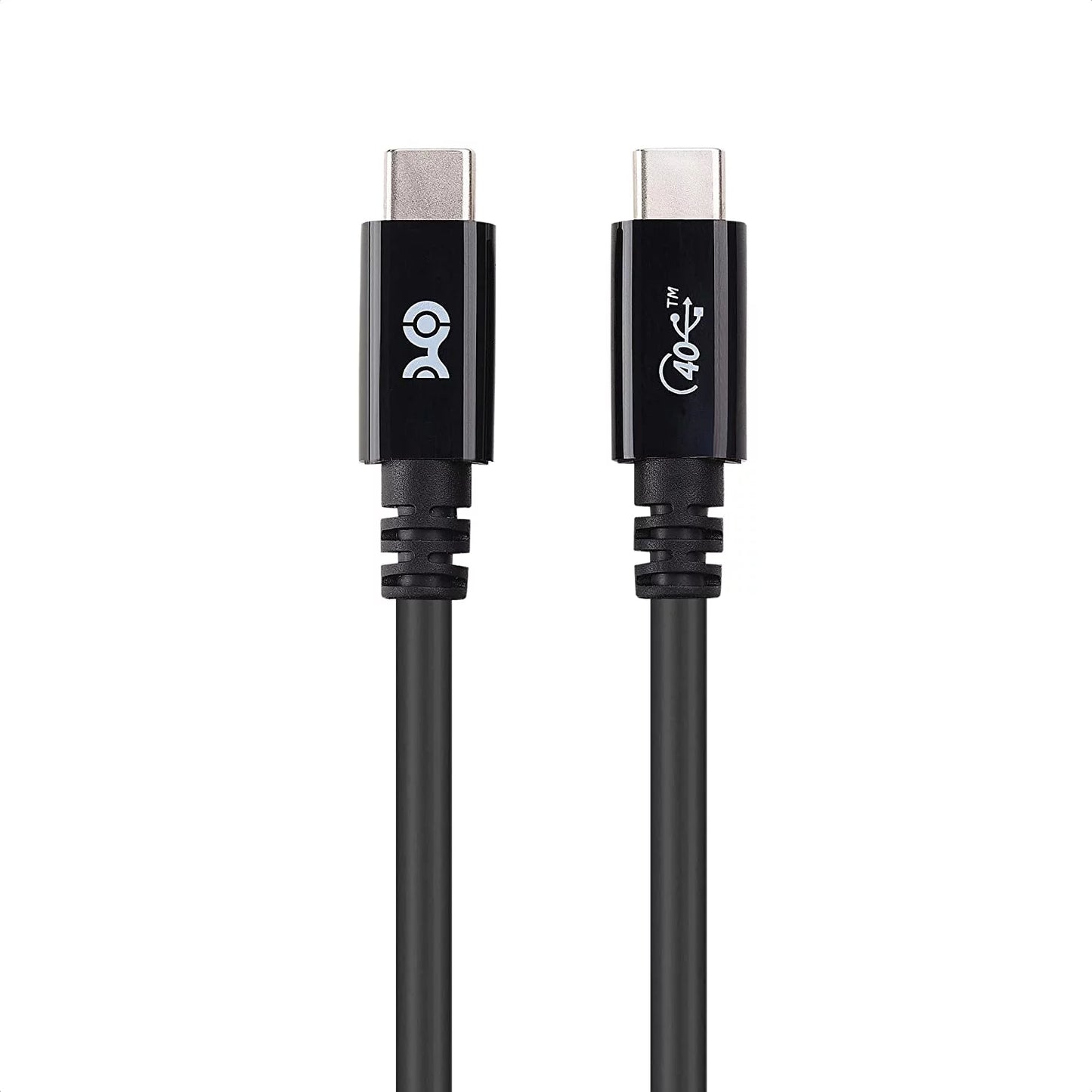 [USB-IF Certified] Cable Matters USB4 Cable 2.6 ft with 40Gbps Data, 8K Video Support, and 100W Charging, Compatible with Thunderbolt 4 Thunderbolt 3, USB C for , XPS, Surface Pro and More