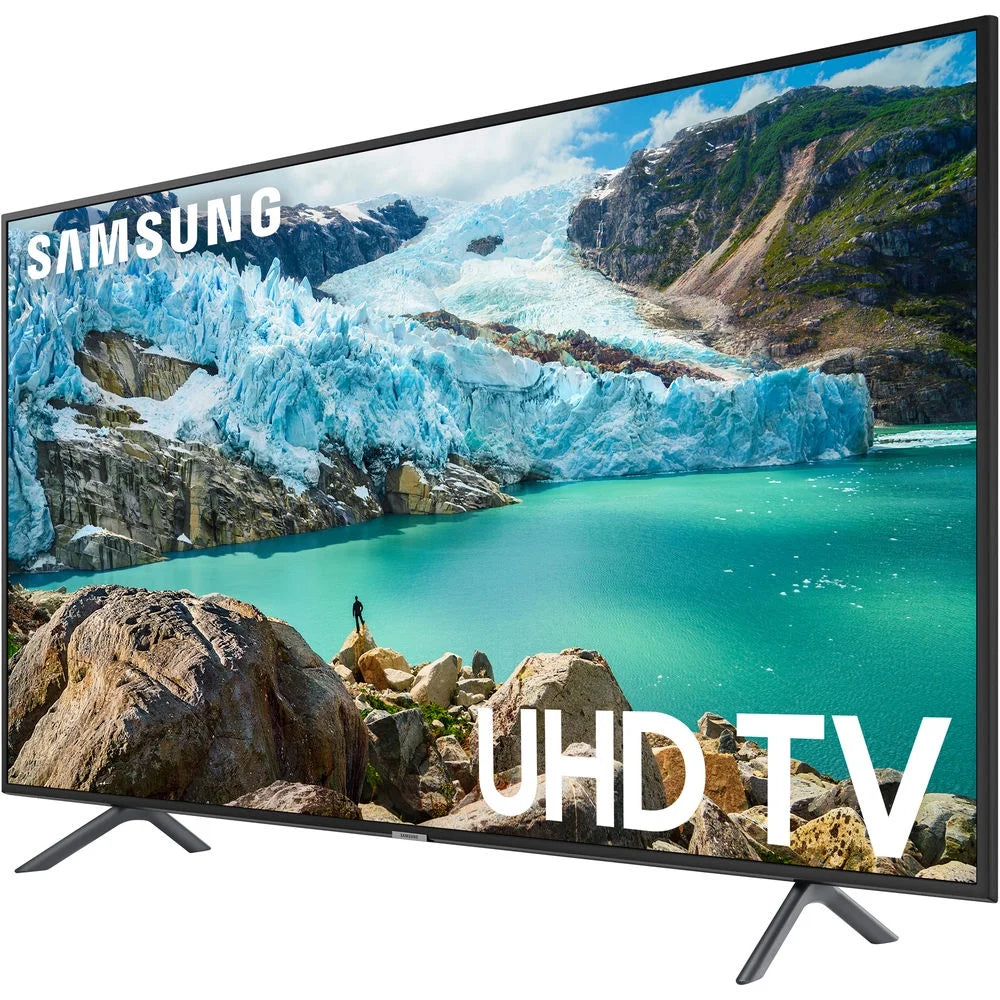 Samsung 50 inch RU7100 LED Smart 4K UHD TV 2019 Model Bundle with Sony WH-CH700N Wireless Noise Canceling Bluetooth Headphones Black