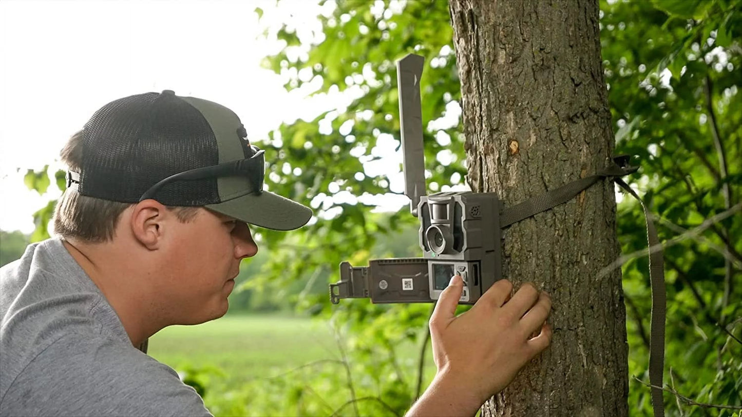 TACTACAM Reveal X PRO Cellular Trail Camera, Verizon and AT&T, NO Glow, Integrated GPS Tracking, Built in LCD Screen, HD Photo and HD Video X-PRO + Solar Panel