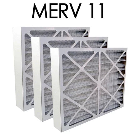 24x24x4 MERV 11 Pleated Air Filter 3PK | 23.375x23.375x3.625 - Actual Size