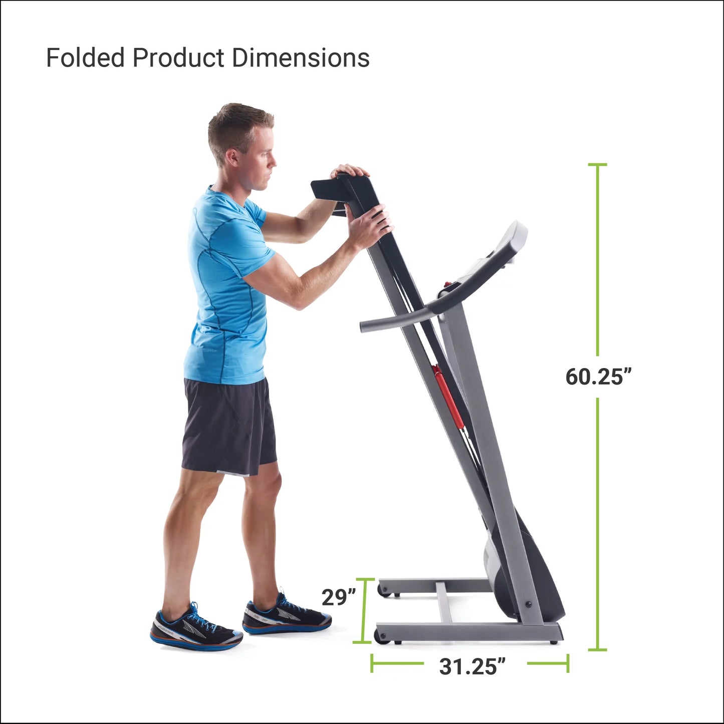 Weslo Cadence G 5.9i Folding Treadmill, iFit Compatible with Manually Adjustable Incline