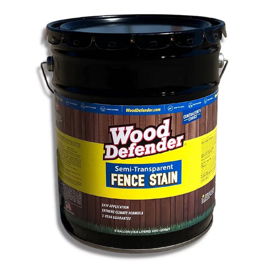 Wood Defender Semi-transparent Fence Stain MESA GRAY 5-gallon