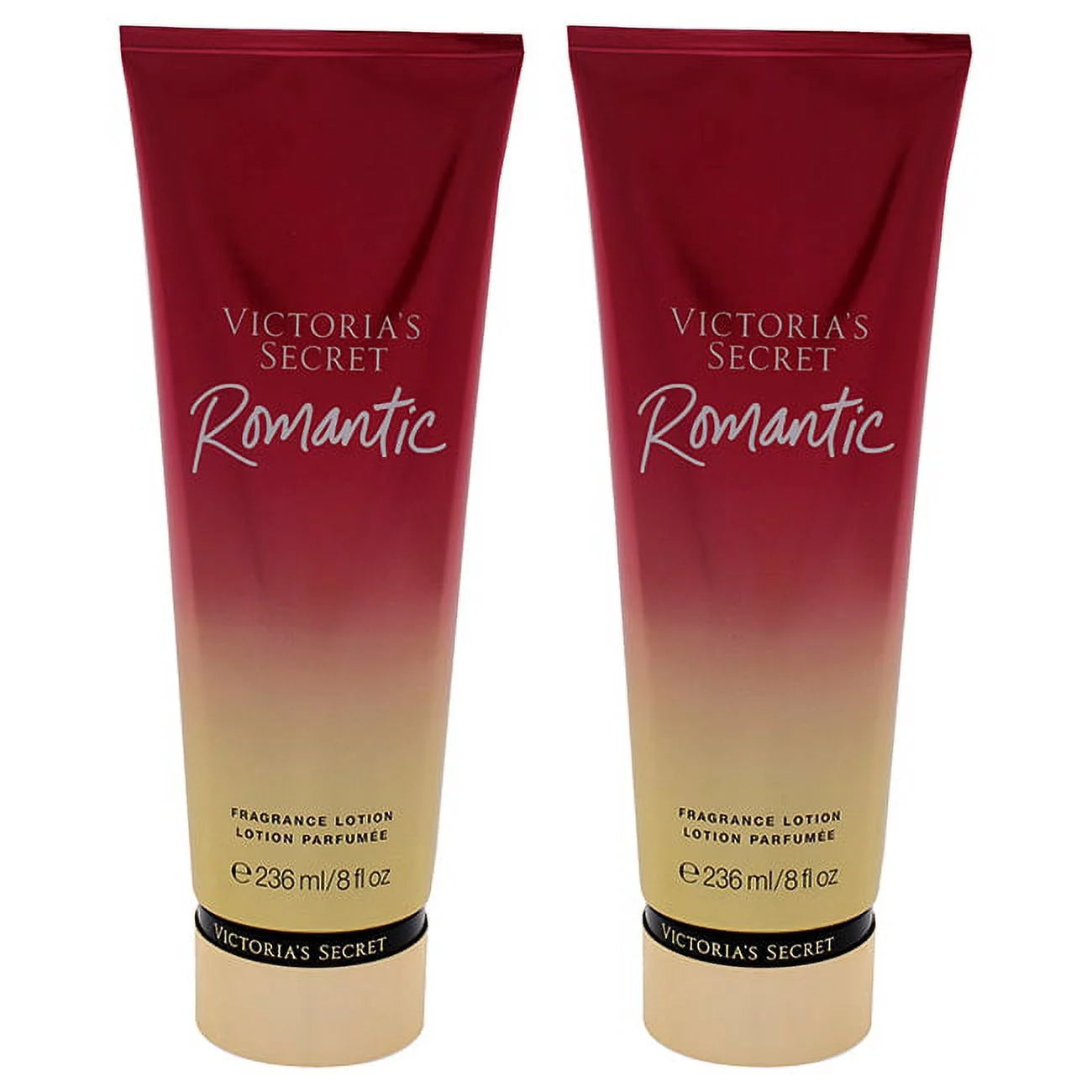 Victorias Secret Romantic Fragrance Lotion - Pack of 2 Body Lotion 8 oz