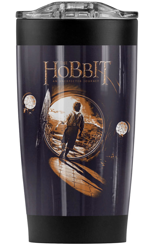 The Hobbit/Hole Bilbo Stainless Steel Tumbler 20 oz Coffee Travel Mug/Cup, Vacuum Insulated & Double Wall with Leakproof Sliding Lid | Great for Hot Drinks and Cold Beverages