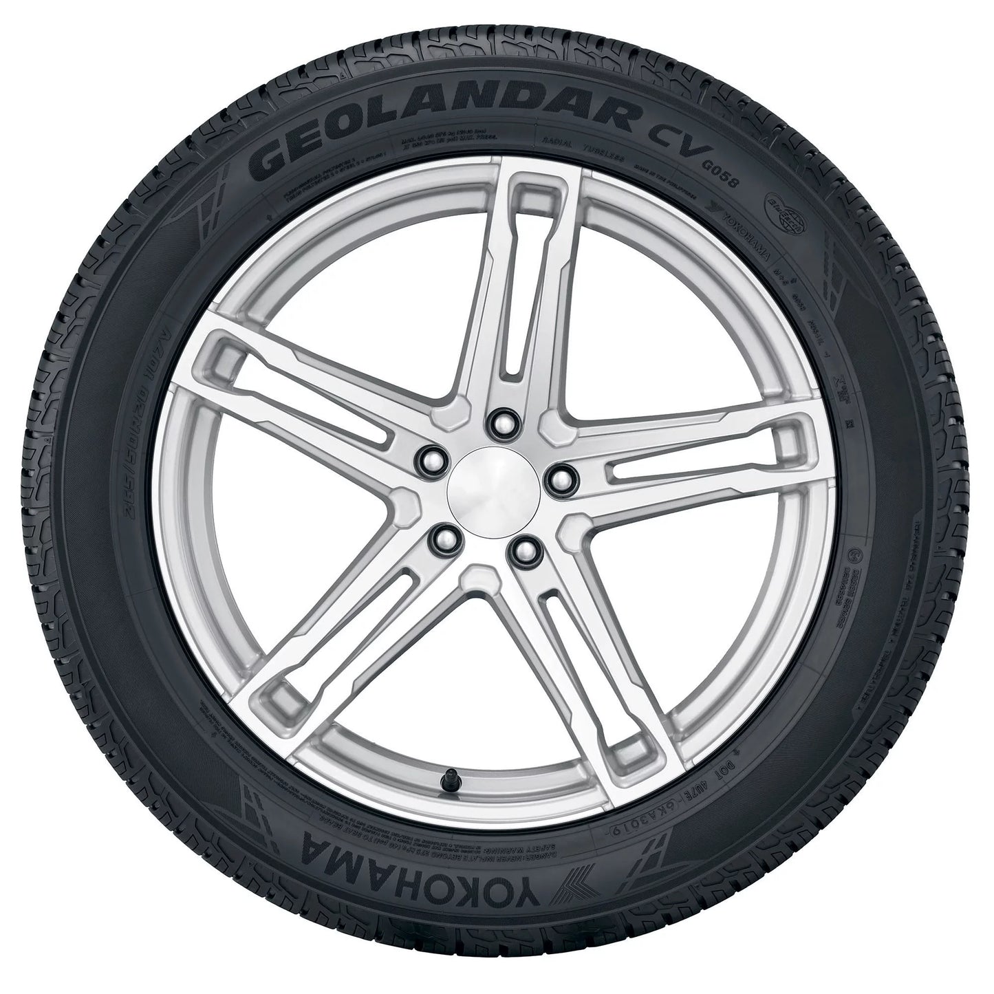 Yokohama Geolandar CV G058 225/55R19 99V BW All Season Tire