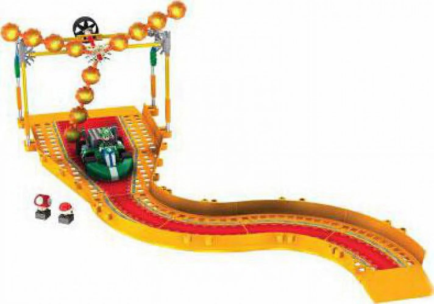 Super Mario Mario Kart Wii Luigi vs. Fire Cogs Set