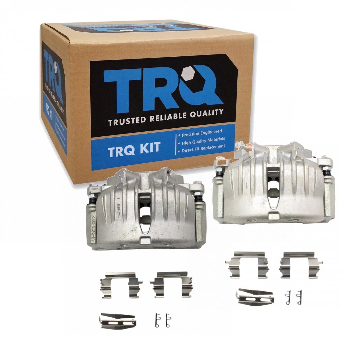 TRQ NEW Front Disc Brake Caliper Pair for Rainier Trailblazer Envoy CLA37642