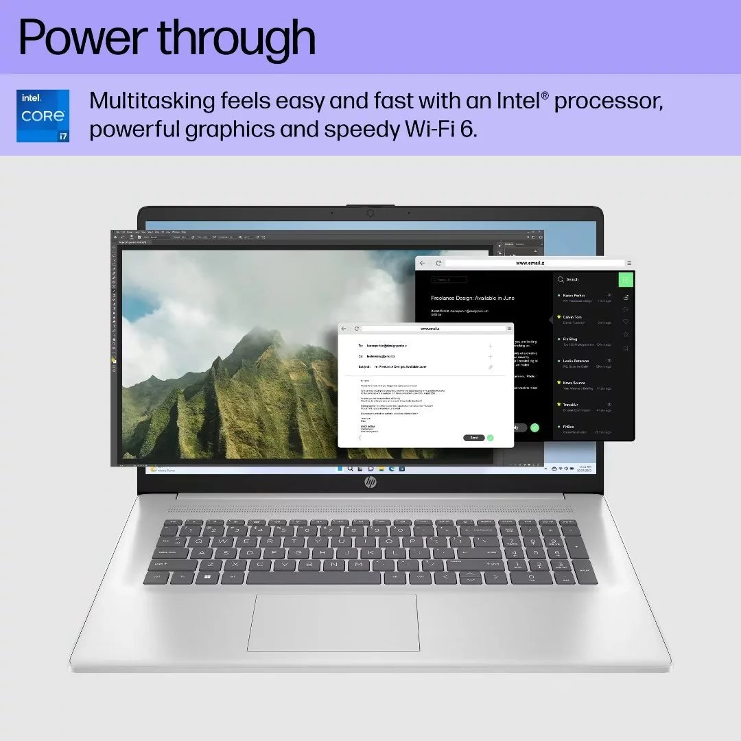 17.3" HD Touchscreen Notebook, Intel Core i7-1355U, 32GB RAM, 1TB Solid State Drive, Backlit Keyboard, Win11 Home