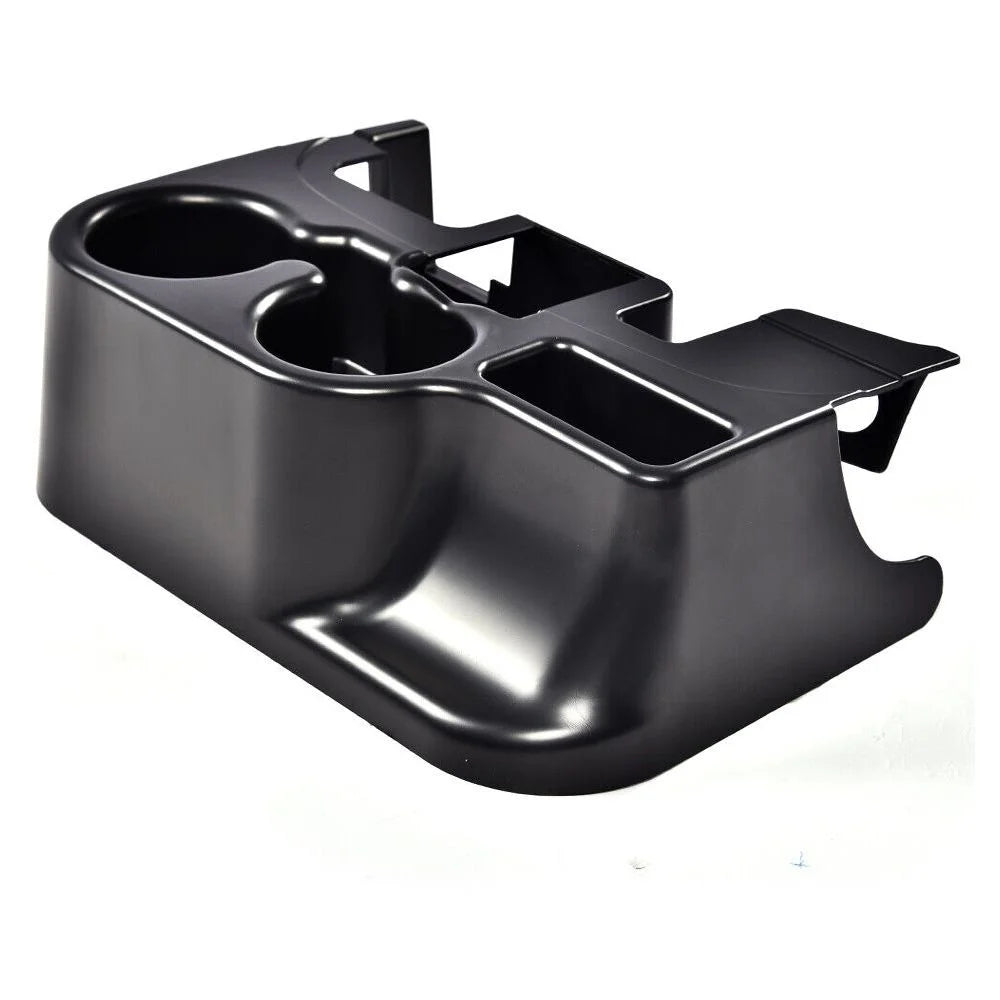 Teledu Fit For 03-12 Dodge Ram 1500 2500 3500 Matte Black Center Console Cup Holder