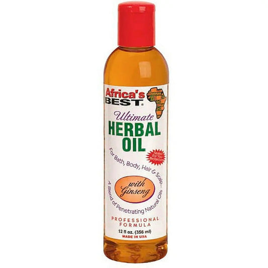 Africa's Best Ultimate Herbal Oil with Ginseng 12 oz (Pack of 3)