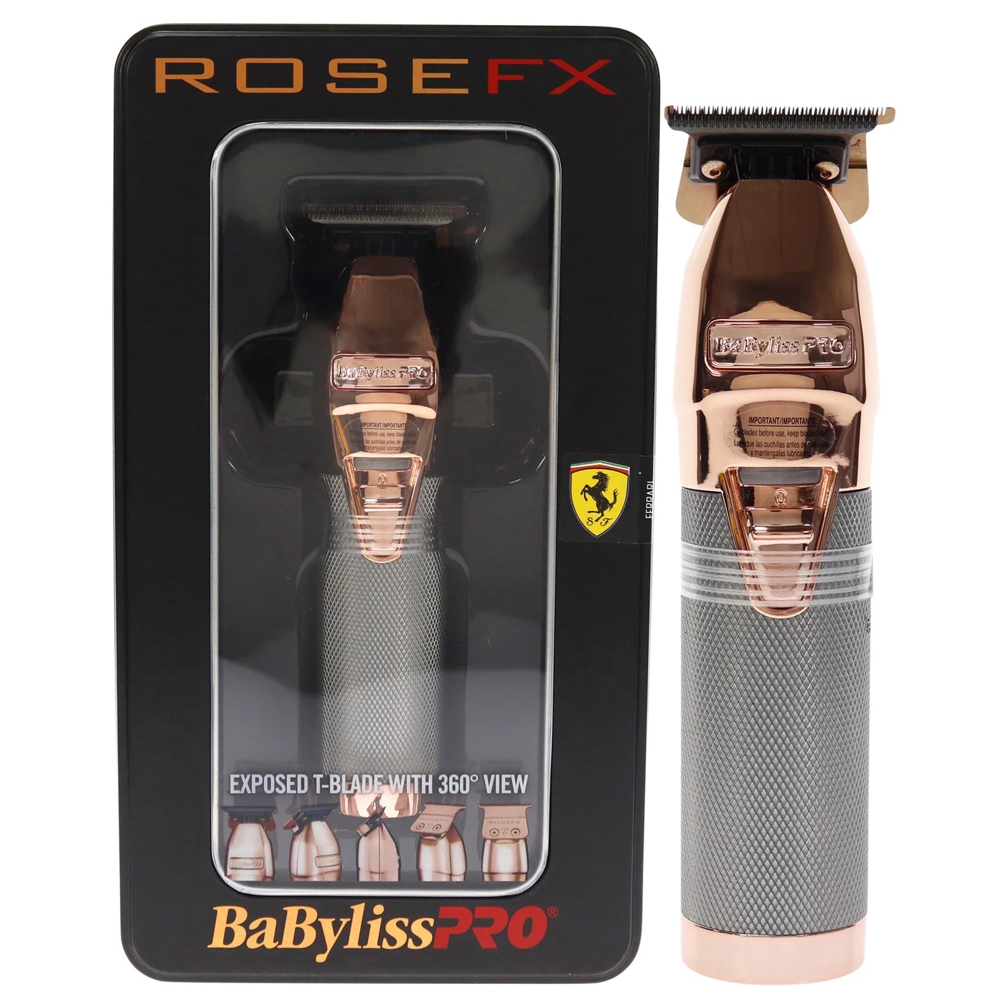 BaBylisSPro Rose Gold Skeleton Cordless Trimmer