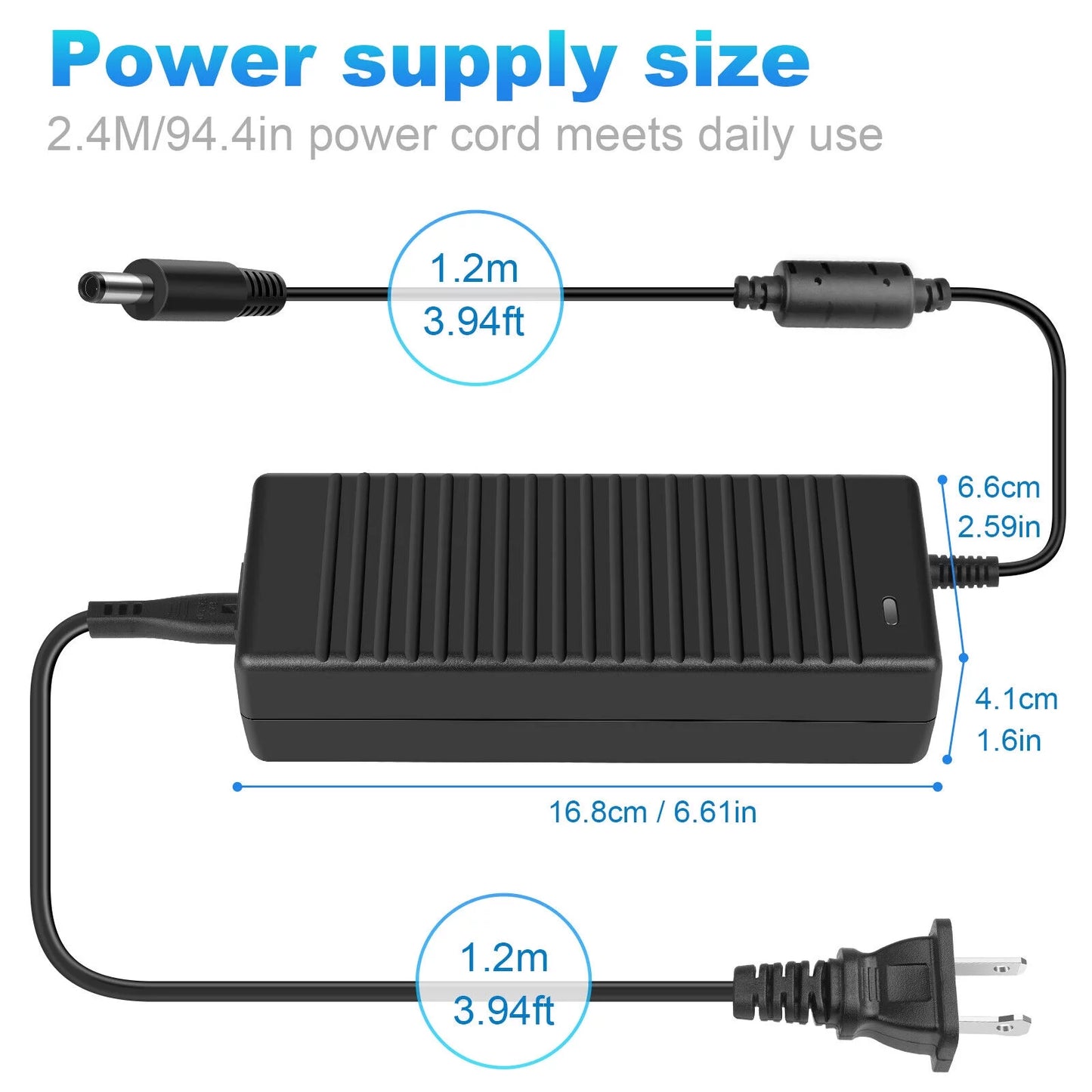 130W 19.5V 6.67A AC Adapter Charger For 0RN7NW 6TTY6 09TXK7 0RN7NW Power