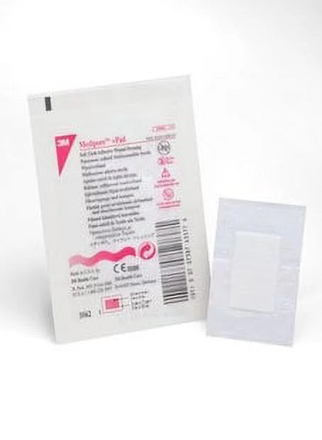 3M Medipore Plus Pad Soft Cloth Adhesive Wound Dressings - 1" x 1-1/2", 2" x 2-3/4" - 1 box (50 Each)