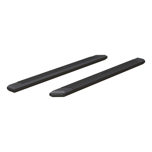 AdvantEDGE 5-1/2" x 91" Black Aluminum Side Bars (No Brackets) Fits select: 2015,2017-2024 CHEVROLET SILVERADO