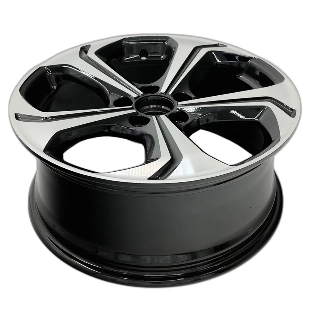 18" SET OF 4 18X7.5 Machined BLACK Wheels For 2014 2015 Honda Civic OEM Quality Replacement Rim