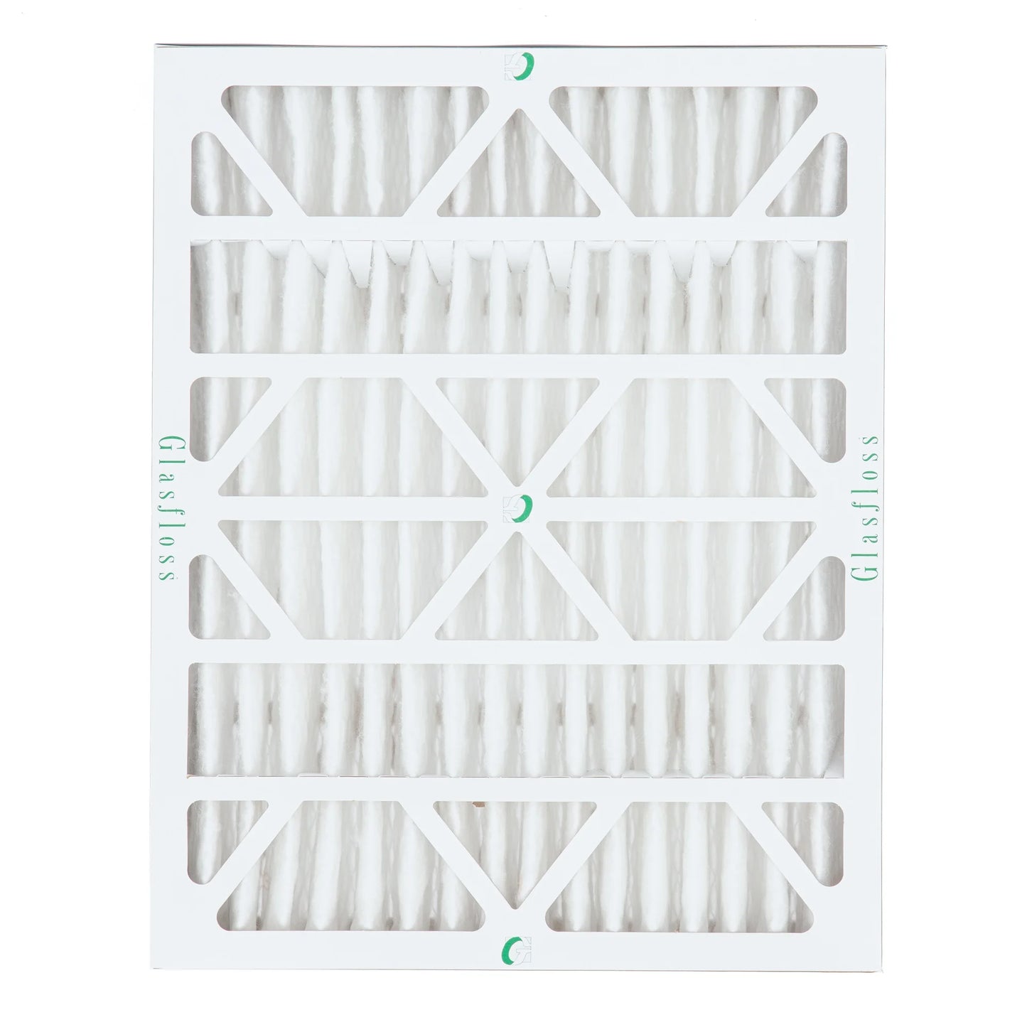 12x24x4 MERV 10 Pleated HVAC Air Filters by Glasfloss. ( Quantity 5 ) Exact Size: 11-3/8 x 23-3/8 x 3-3/4