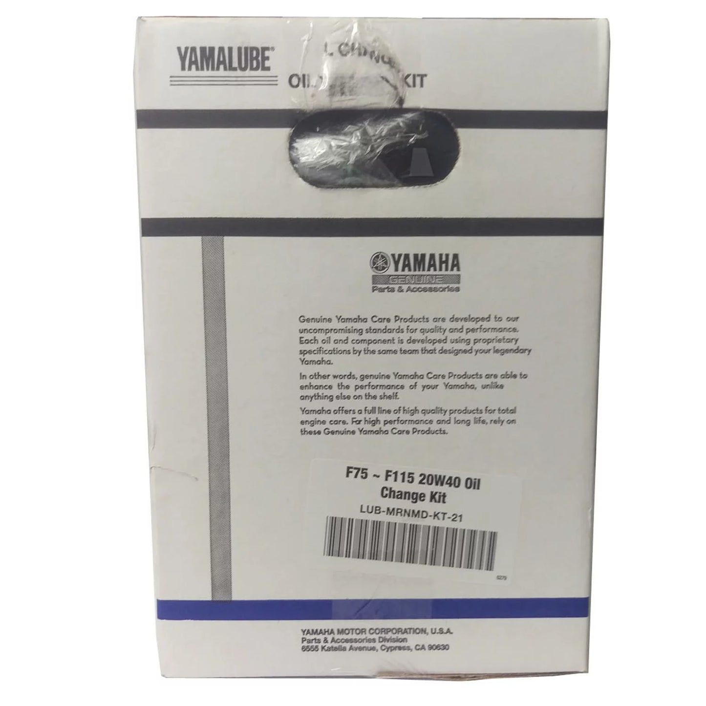 Yamaha Outboard New OEM Oil Change,Filter Service Kit F75-F115, LUB-MRNMD-KT-21