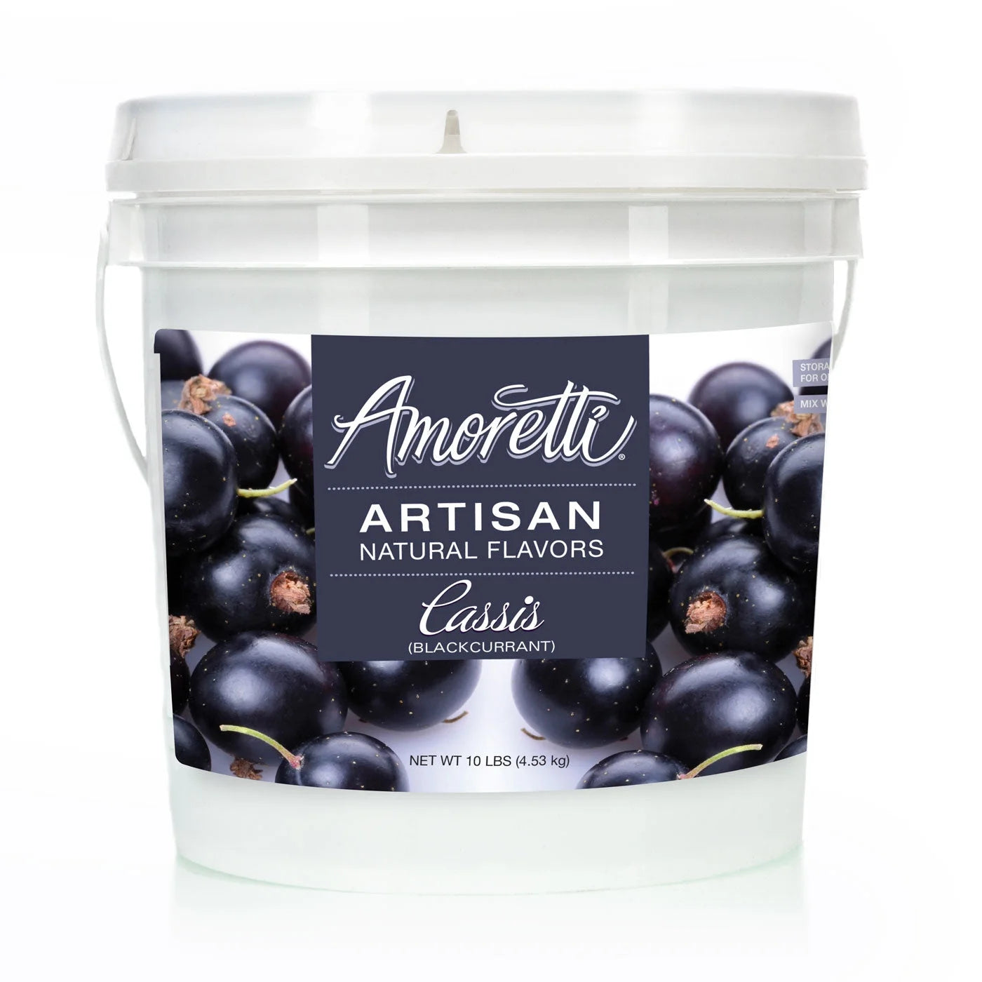 Amoretti - Natural Cassis (Blackcurrant) Artisan 2.2 lbs - Use In Pastry, Savory, Brewing & Ice Cream Applications, Preservative Free, Vegan, Gluten Free, No Artificial Sweeteners, Highly Concentrated