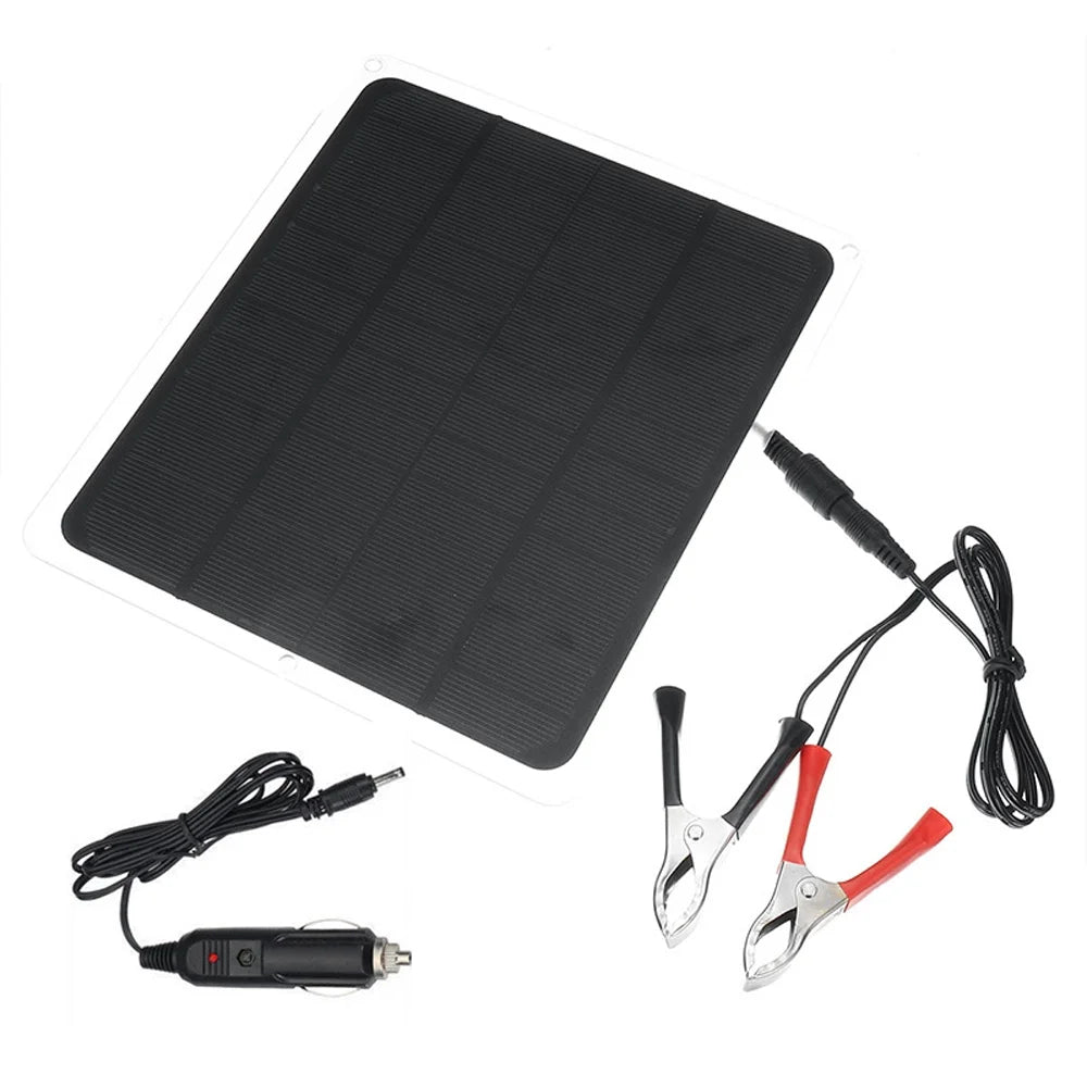 Aibecy 20W Monocrystalline Silicon Solar Panel for Camping Hiking - Portable Charging Tool