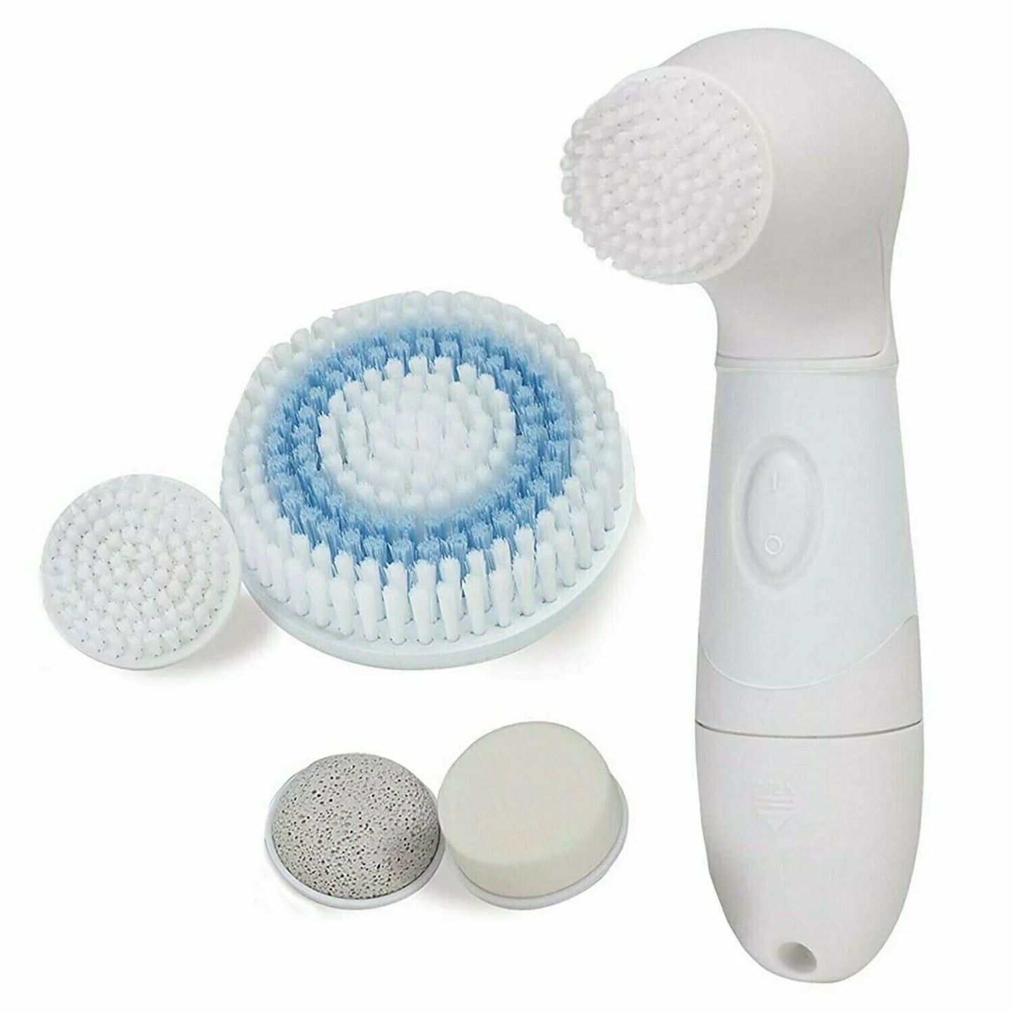 Spa Sonic Skin Care System Face & Body Polisher Professional Kit, White