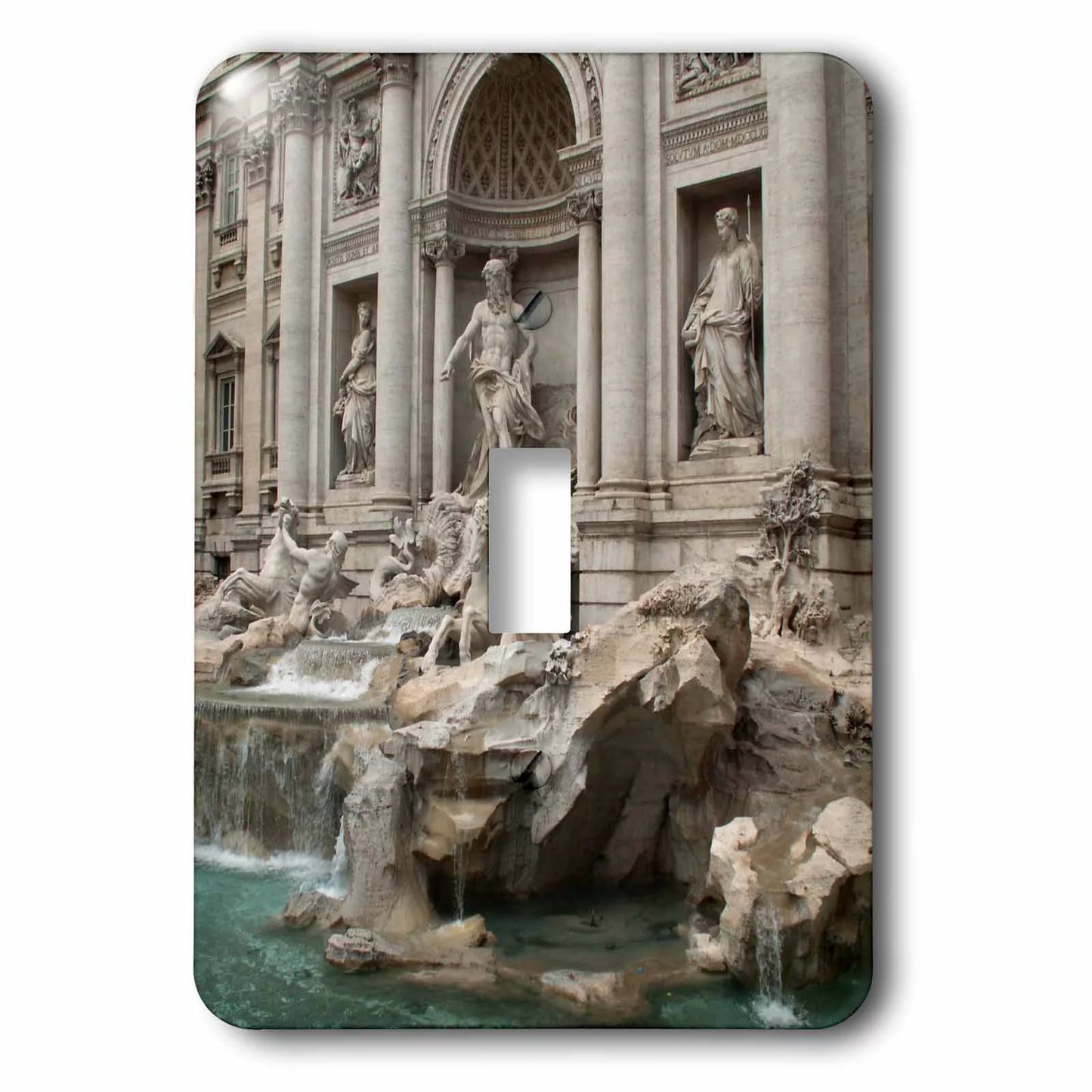 3dRose Trevi Fountain in Rome, Italy- Places to Travel - Single Toggle Switch (lsp_47792_1)