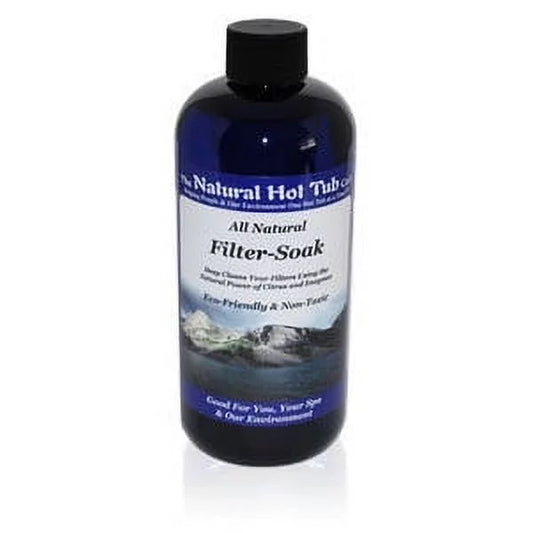 The Natural Hot Tub Company all natural filter soak for pool and spa filters it's the natural solution.