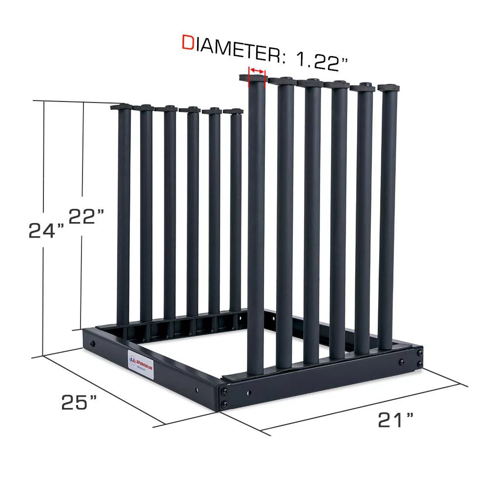 AA-Racks GM302U Windshield Rack with Quality Foam Pads Auto Glass Truck Cargo Management Rack with 22 Inch High Masts (5 Lite Slot Rack)