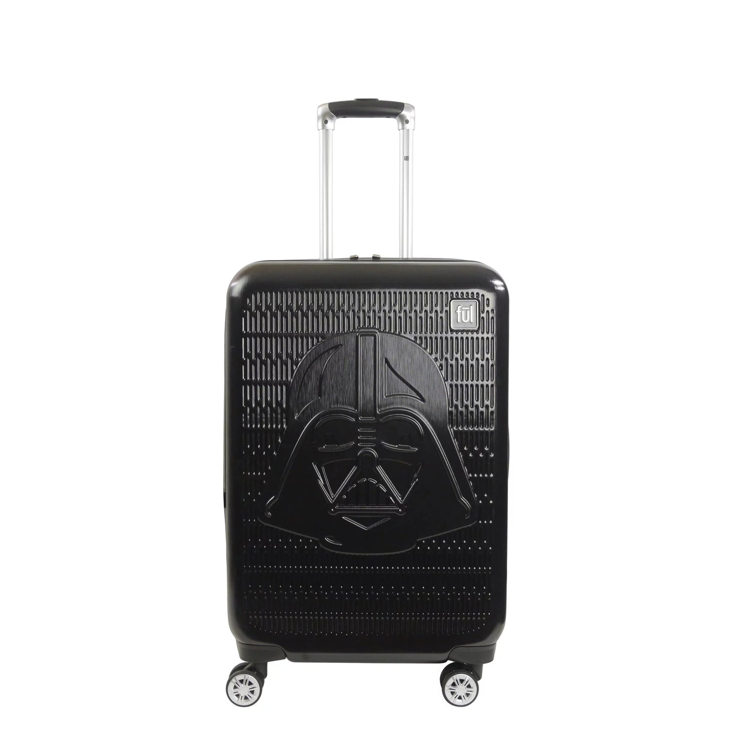 Star Wars Darth Vader 25 Inch Rolling Luggage, Embossed Hardshell Suitcase with Wheels, Black